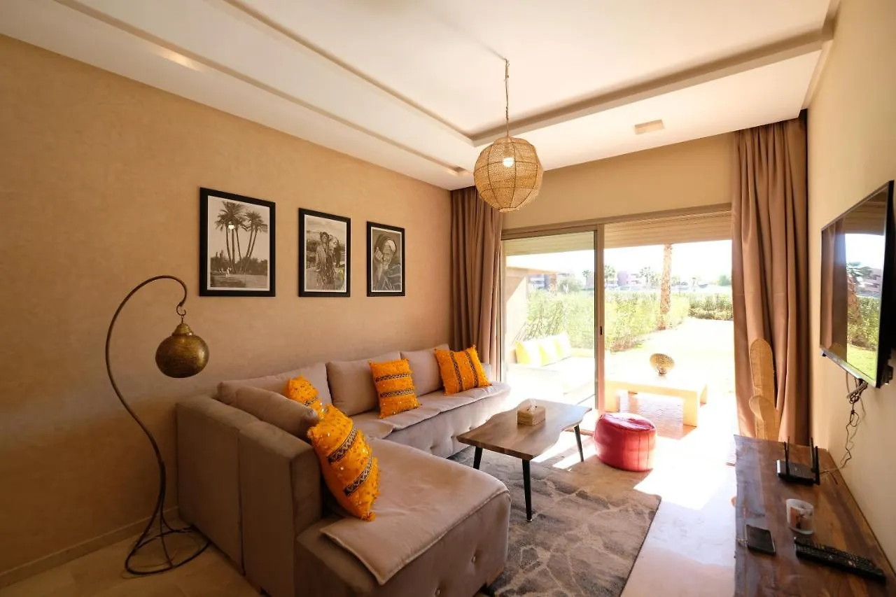 Super Apt T3 Rez De Jardin Prestigia Golf Piscine Apartment Marrakesh 0*,