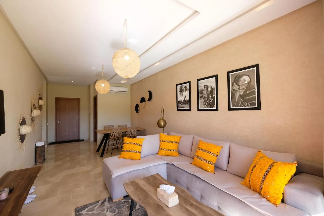 Super Apt T3 Rez De Jardin Prestigia Golf Piscine Apartment Marrakesh